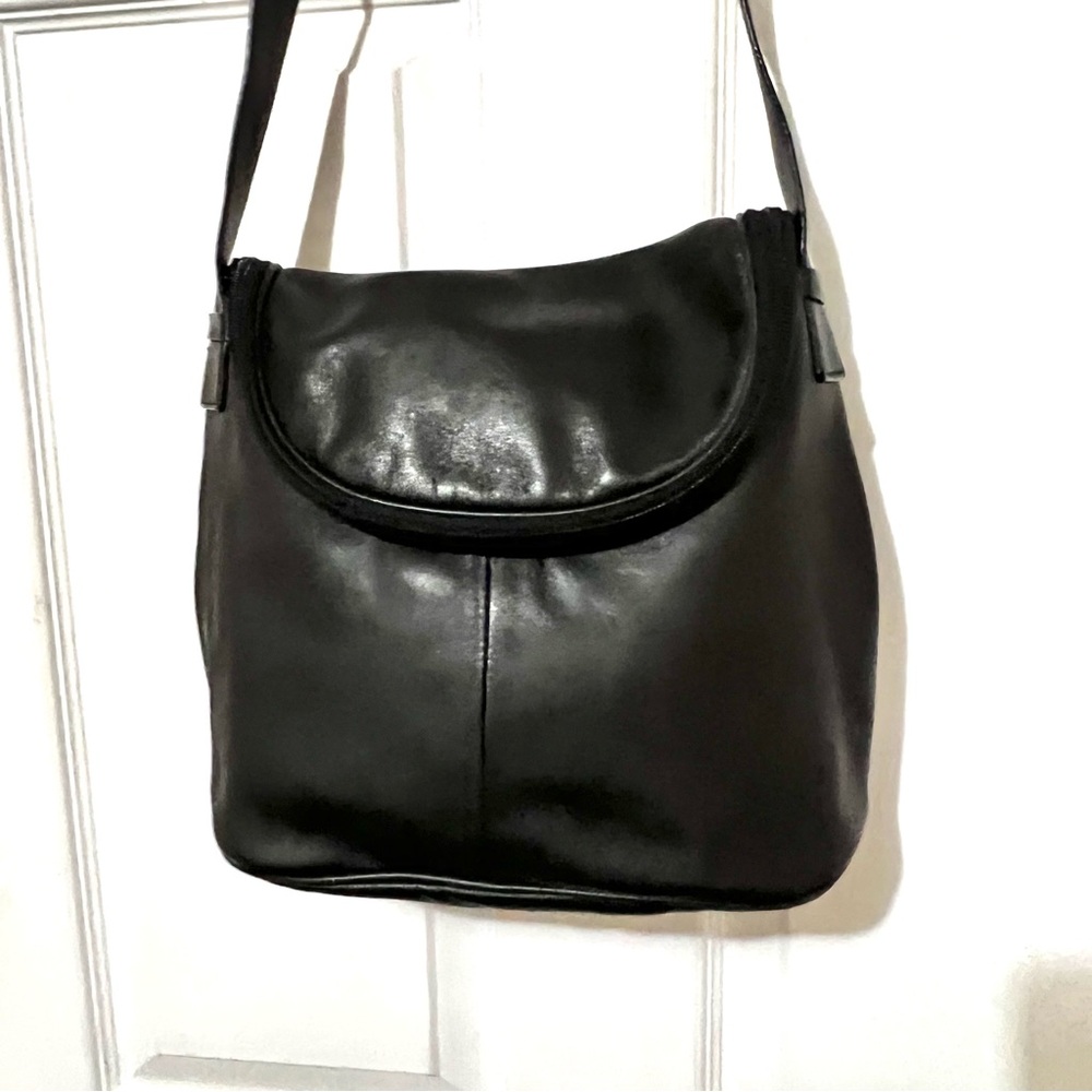 Maxx New York Black 100% Cow Leather Purse Shoulder Bag - Picture 14 of 14
